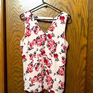 Maurice sleeveless dressy top in size medium